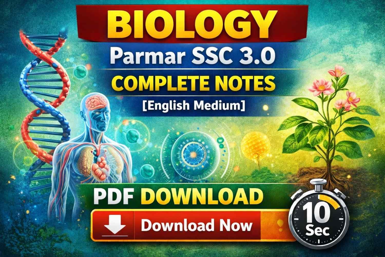 Biology Parmar SSC 3.0 Complete Notes [English Medium] PDF Download