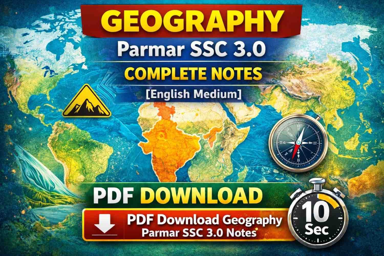 Geography Parmar SSC 3.0 Complete Notes [English Medium] PDF Download